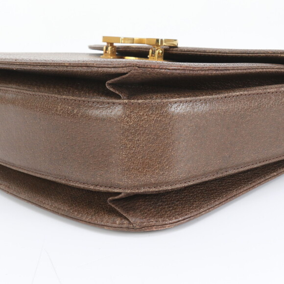 Gucci Old G Hardware Leather Shoulder Bag Tote Handbag Brown Women's - Picture 6 of 9